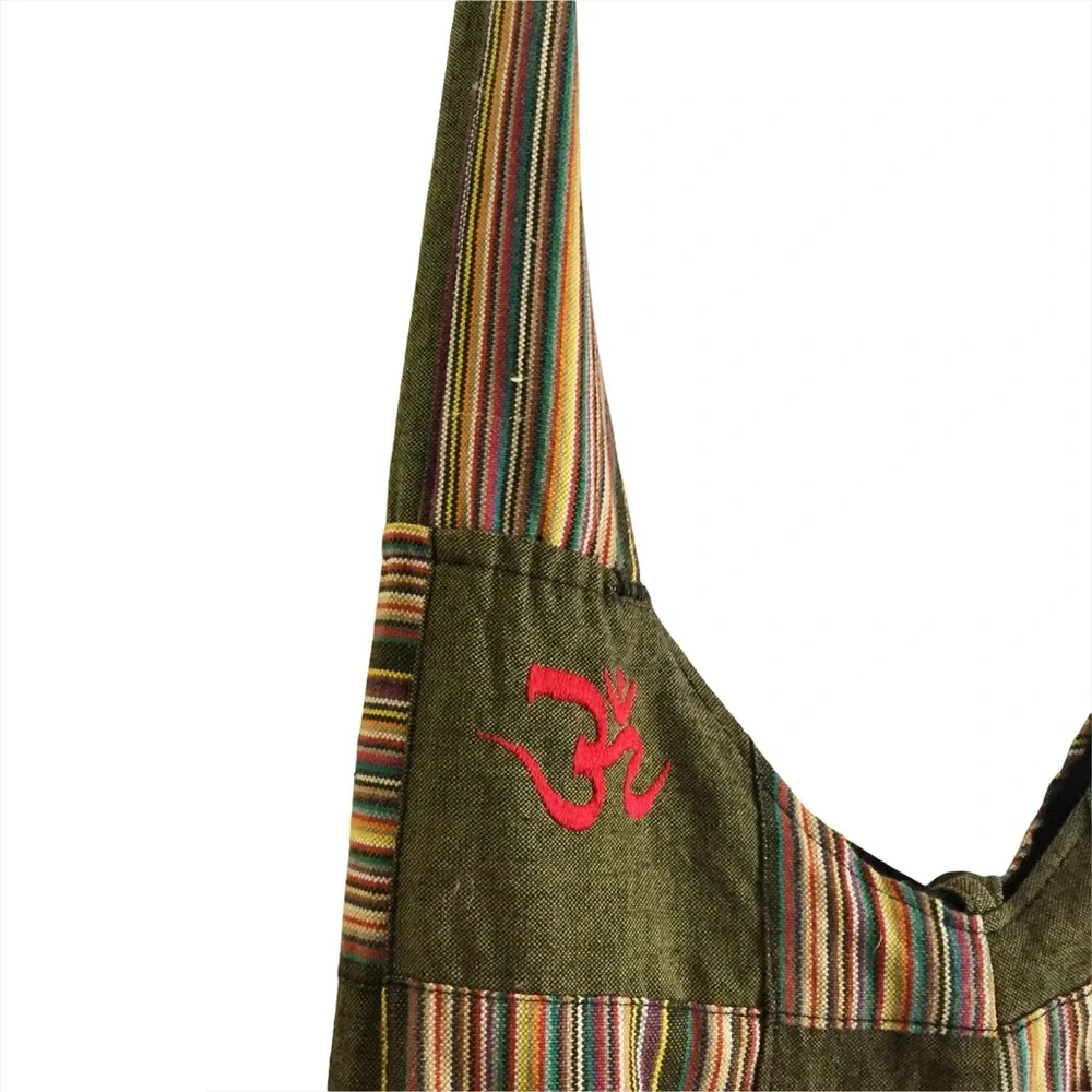 Roots of Tibet Fabric Crossbody Sling Bag